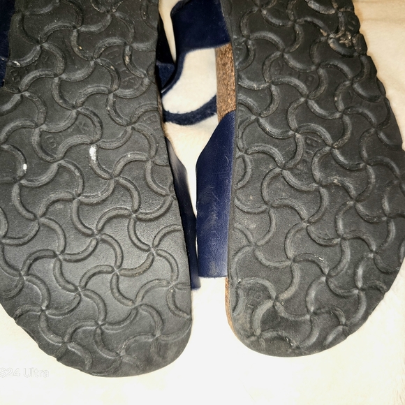 Birkenstock Rio Blue Leather Strappy Sandals Women’s Size 3 Youth (34) - Picture 6 of 11